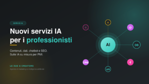 Nuovi servizi IA per professionisti